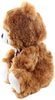 PLYŠ Medvěd hnědý 25cm s mašličkou *PLYŠOVÉ HRAČKY*