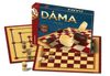 Dáma + mlýn dřevěné kameny společenská hra