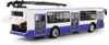 Trolejbus MHD modrý zpětný chod hlásí stanice na baterie Světlo Zvuk CZ