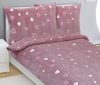 Povlečení MIKROFLANEL Růžová,Bílá 95/294 140x200, 70x90 cm