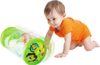Válec baby nafukovací transparentní 43x20cm edukační set se 3 míčky pro miminko