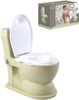 DOLU Dětská toaleta XL baby WC světle zelená na baterie Světlo Zvuk