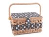 Košík na šicí potřeby čalouněný