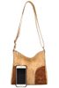Korková crossbody dámská kabelka MSR12 hnědá