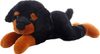 PLYŠ Pes ležící tmavý 40cm