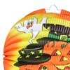 Lampion Halloween koule - veselé dýně se svítící hůlkou a čajovou svíčkou