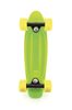 Skateboard - pennyboard 43cm, nosnost 60kg plastové osy, zelená, žlutá kola