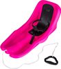 ACRA Boby Baby RIDER s opěrkou a popruhy pro miminko Růžové plast