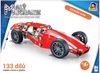 MALÝ MECHANIK Auto formule 133 dílků kovová STAVEBNICE typu Merkur