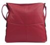 Praktická velká dámská crossbody kabelka 47-MH červená