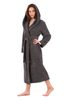 Bavlněný župan s kapucí Athena antracitový 31 16 9551