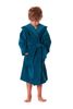 Dětský župan Tampa petrolejová – kapuce, dvě kapsy, velikosti 104-152
