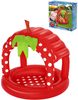 BESTWAY Baby bazének nafukovací 91x91x91cm jahoda se stříškou 52387