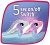 SIMBA Delfín baby třpytivý na koupání do vany do vody na baterie Světlo
