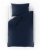 Mušelínové povlečení tmavě modré