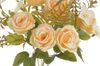 Kytice růžiček s listy - broskvová