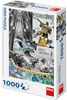 DINO Puzzle1000 dílků Barcelona Španělsko foto koláž 47x66cm skládačka