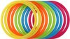 Kruhy skákací barevné Hop Skoč 27cm na skákání se spojkami set 10ks
