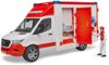 Bruder Mercedes-Benz Sprinter sanitka s řidičem (baterie, světlo, zvuk) 02676