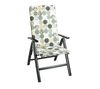 Sedák na zahradní židli Šedá,Bílá 36/605 47x115 cm
