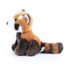 Plyšová panda červená sedící 18 cm