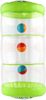 Válec baby nafukovací transparentní 43x20cm edukační set se 3 míčky pro miminko