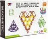 Stavebnice magnetická 99 dílků skládačka plast/kov v krabici