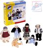 WOODY DŘEVO Panenky do domečku set 6ks farmářská rodinka *DŘEVĚNÉ HRAČKY*