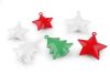 Rolničky stromeček, hvězda 5 kusů