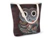 Lněná taška sovy 40x45 cm