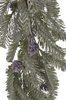 Girlanda jehličí se šiškami 120 cm - zelená