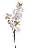 Umělá větvička sakura 48 cm - bílorůžová
