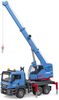 BRUDER 03771 MAN TGS Autojeřáb modrý model 1:16 na baterie Světlo Zvuk
