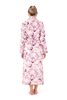 Dámský květinový župan TOYA růžová 21 26 0100
