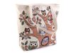 Lněná taška sovy 40x45 cm