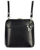 Kožená malá dámská crossbody kabelka červená KK-1702