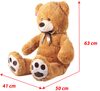 Plyšový medvěd 100 cm hnědý