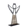 Kovový dekorační anděl K4328/2 - 25 cm