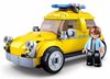 SLUBAN Model Bricks Volksauto žluté 176 dílků + 1 figurka STAVEBNICE