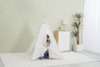 Viga PolarB dětské teepee 122×150×122 cm (okno, dřevo/plátno)