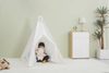 Viga PolarB dětské teepee 122×150×122 cm (okno, dřevo/plátno)