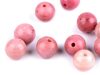 Minerální korálky Rodonit Ø6 mm 10 kusů