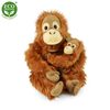 Plyšový orangutan s mládětem 25 cm