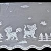 Dětská kusová záclona Kočička 150x305 cm