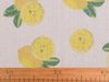 Bavlněná METRÁŽ/ imitace lnu hrubší, citrony