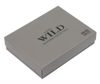 Koňakově hnědá pánská peněženka z broušené kůže RFID v krabičce WILD