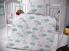 Bavlněné povlečení do dětské postýlky Nebíčko