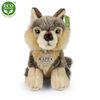 Plyšový vlk sedící 18 cm