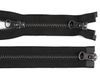 Zip kovový YKK No 5 dělitelný 2 jezdce / dvoucestný 60 cm na kožené bundy