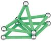 GEOMAG Glow 25 dílků ve tmě svítící Eko magnetická STAVEBNICE